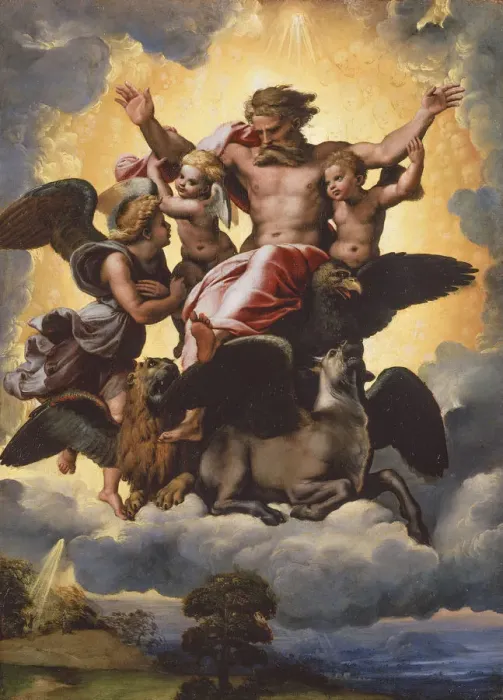 Framed Print : The Vision of Ezekiel Framed Print : The Vision of Ezekiel