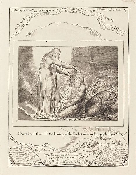 The Vision of God, 1825. Creator: William Blake