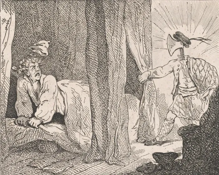 Framed Print : The Vision (Picturesque Beauties of Boswell, Part the Second), May 15, 1786 Framed Print : The Vision (Picturesque Beauties of Boswell, Part the Second), May 15, 1786