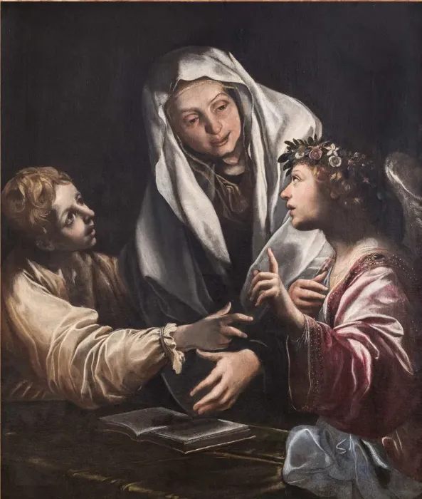 Framed Print : The Vision of Saint Frances of Rome Framed Print : The Vision of Saint Frances of Rome