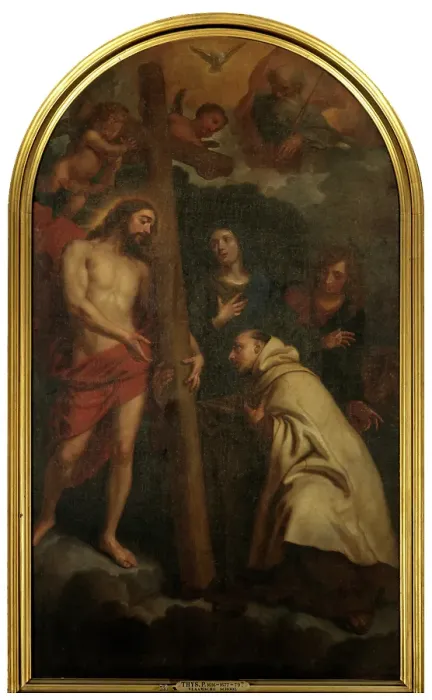 Framed Print : Vision of Saint John of the Cross. Creator: Pieter Thijs Framed Print : Vision of Saint John of the Cross. Creator: Pieter Thijs