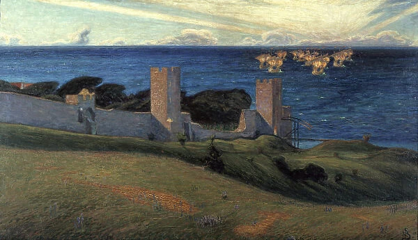 Vision. Scene from Visby, 1894