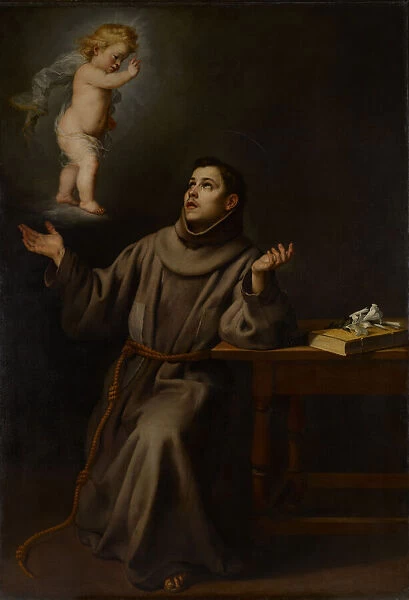 The Vision of St Anthony of Padua, 1652. Creator: BartolomeEsteban Murillo