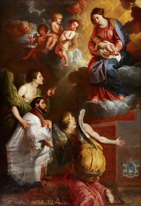 Framed Print : The Vision of St Francis Xavier, 1656. Creator: Erasmus Quellinus Framed Print : The Vision of St Francis Xavier, 1656. Creator: Erasmus Quellinus