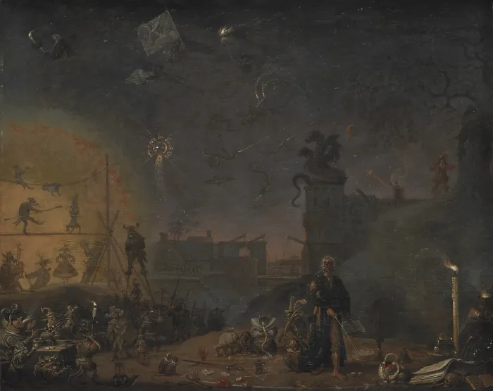 Framed Print : The Vision of the Sunday Child, 1660. Creator: Saftleven, Cornelis Hermansz. (ca. 1607-1681) Framed Print : The Vision of the Sunday Child, 1660. Creator: Saftleven, Cornelis Hermansz. (ca. 1607-1681)