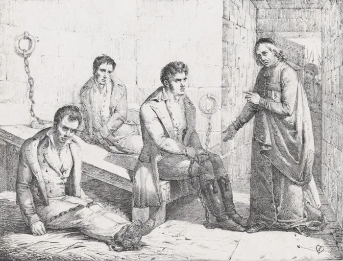 Framed Print : Visit of a Clergyman to Bastide, Sausion, and Collard, ca. 1825 Framed Print : Visit of a Clergyman to Bastide, Sausion, and Collard, ca. 1825