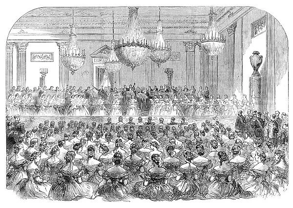 Visit of the Prince and Princess of Wales to Denmark: concert at Christiansborg Palace..., 1864. Creator: Unknown