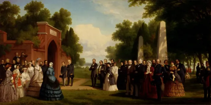 Framed Print : Visit of the Prince of Wales, President Buchanan, and Dignitaries to the Tomb of Framed Print : Visit of the Prince of Wales, President Buchanan, and Dignitaries to the Tomb of
