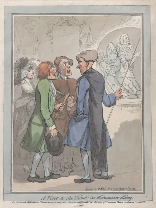 Framed Print : A Visit to the Tombs in Westminster Abbey, October 23, 1789 Framed Print : A Visit to the Tombs in Westminster Abbey, October 23, 1789