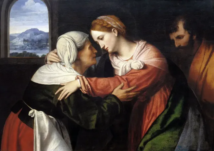 Framed Print : The Visitation Framed Print : The Visitation