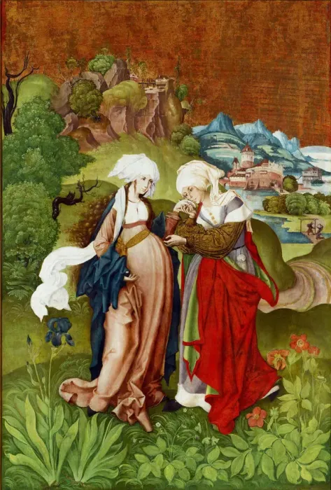 Framed Print : The Visitation, 1506. Artist: Master M. S. (active Early 16th cen. ) Framed Print : The Visitation, 1506. Artist: Master M. S. (active Early 16th cen. )