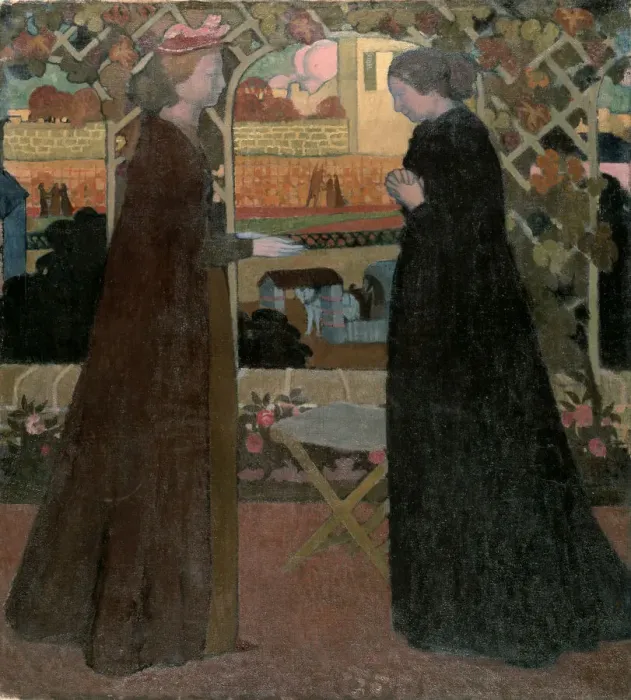 Framed Print : The Visitation, 1894 Framed Print : The Visitation, 1894