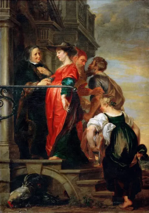Framed Print : The Visitation of the Blessed Virgin Mary, before 1669 Framed Print : The Visitation of the Blessed Virgin Mary, before 1669