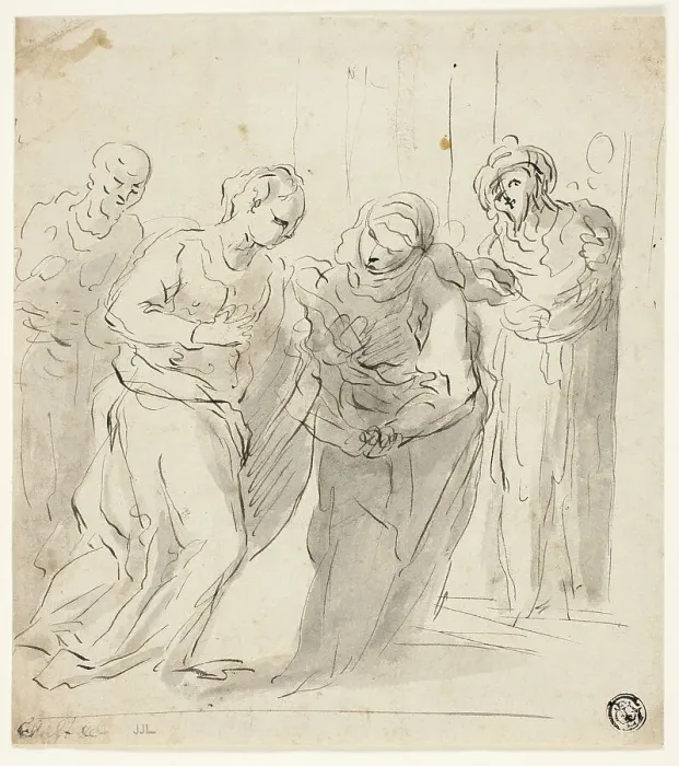 Framed Print : Visitation, n.d. Creator: Unknown Framed Print : Visitation, n.d. Creator: Unknown