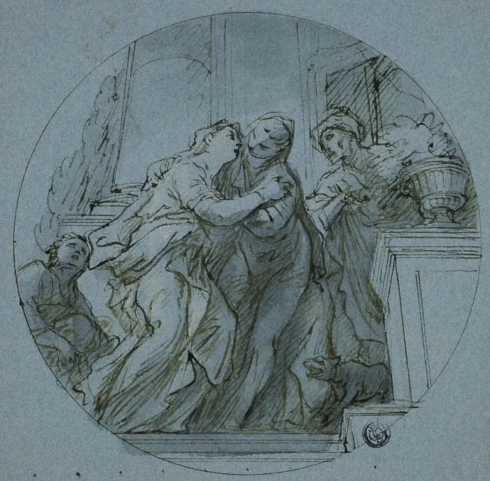 Framed Print : Visitation, n.d. Creator: Unknown Framed Print : Visitation, n.d. Creator: Unknown