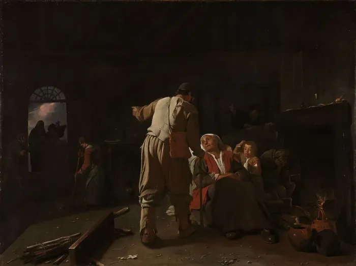 Framed Print : Visiting the Sick, c.1646-c.1649. Creator: Michiel Sweerts Framed Print : Visiting the Sick, c.1646-c.1649. Creator: Michiel Sweerts