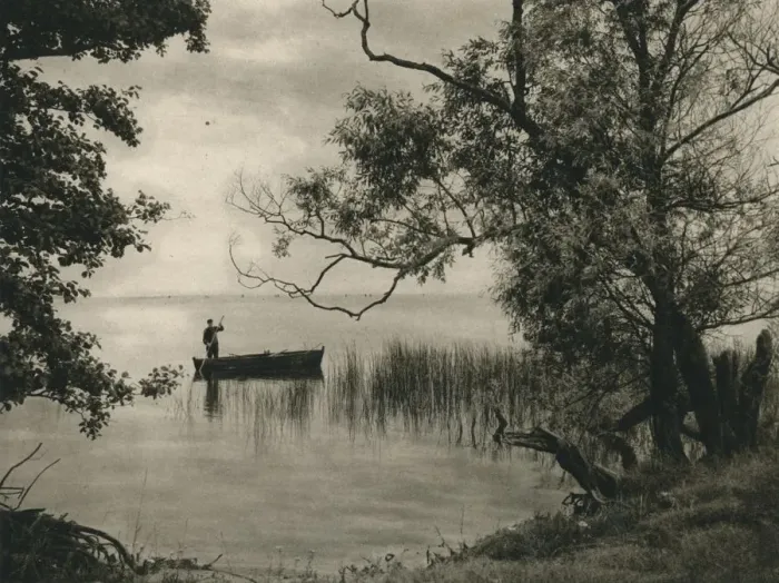 Framed Print : Vistula Lagoon near Lochstadt, 1931. Artist: Kurt Hielscher