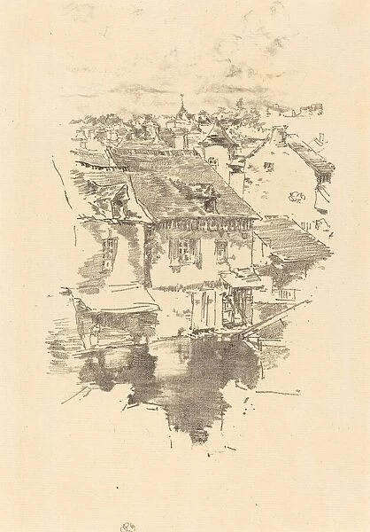 Vitre: The Canal, 1893. Creator: James Abbott McNeill Whistler