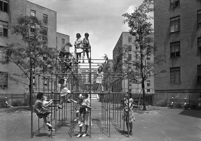 Framed Print : Vladeck Houses, Madison St. New York City, 1941. Creator: Gottscho-Schleisner, Inc Framed Print : Vladeck Houses, Madison St. New York City, 1941. Creator: Gottscho-Schleisner, Inc
