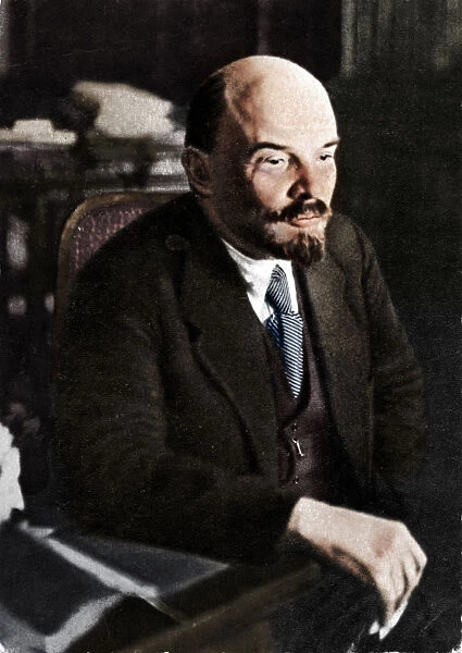 Vladimir Ilich Lenin, Russian Bolshevik leader, 28th November, 1921