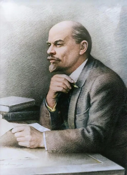 Framed Print : Vladimir Ilich Ulyanov (Lenin), Russian Bolshevik revolutionary and politician. Creator: Unknown Framed Print : Vladimir Ilich Ulyanov (Lenin), Russian Bolshevik revolutionary and politician. Creator: Unknown
