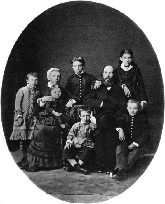 Framed Print : Vladimir Ulyanov (Lenin) as a grammar school pupil, with his family, Simbirsk, Russia, 1879 Framed Print : Vladimir Ulyanov (Lenin) as a grammar school pupil, with his family, Simbirsk, Russia, 1879