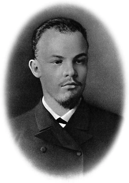 Vladimir Ulyanov (Lenin) as a student, Samara, Russia, 1890