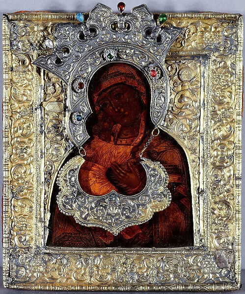Vladimir's Mother of God, 1781. Creator: School of the Yaroslavl region