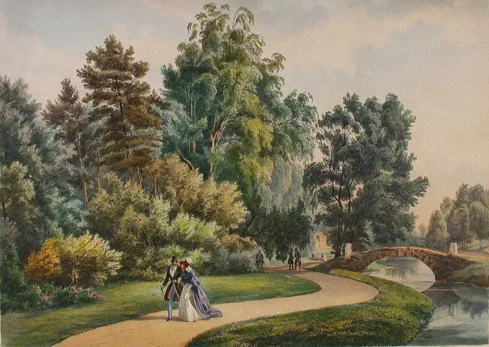 Framed Print : The Vlakhernskoye-Kuzminki estate, c. 1840. Artist: Rauch, Johann Nepomuk (1804-1847) Framed Print : The Vlakhernskoye-Kuzminki estate, c. 1840. Artist: Rauch, Johann Nepomuk (1804-1847)