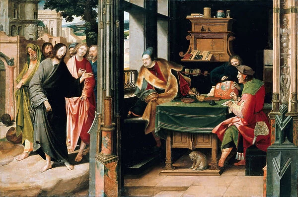The Vocation of Saint Matthew. Artist: Engebrechtsz. Cornelis (ca. 1462-1527)