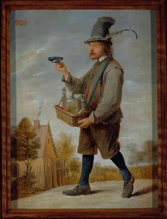 Framed Print : Vodka Peddler, c.1640. Creator: Teniers, David, the Younger (1610-1690) Framed Print : Vodka Peddler, c.1640. Creator: Teniers, David, the Younger (1610-1690)