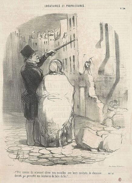Vois comme ils m'avaient abimé... 19th century. Creator: Honore Daumier