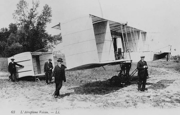 Framed Print : Voisin biplane, 1910 Framed Print : Voisin biplane, 1910