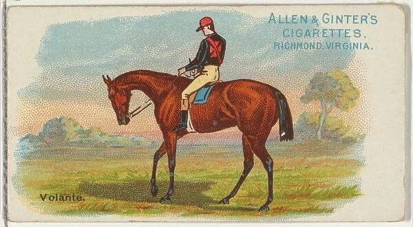 Volante, from The Worlds Racers series (N32) for Allen & Ginter Cigarettes, 1888
