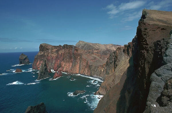 Volcanic sea-cliffs in Madeira