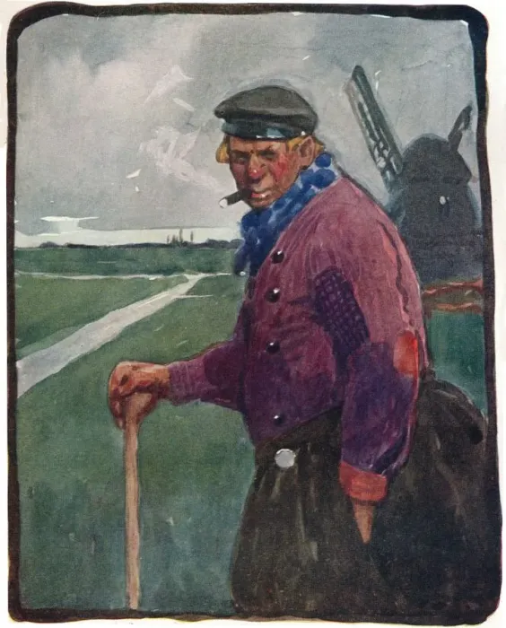 Framed Print : A Volendamer, c19th century (1914-1915). Artist: Tom Browne