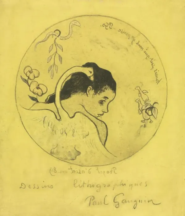 Framed Print : Volpini Suite, 1889. Creator: Paul Gauguin (French, 1848-1903) Framed Print : Volpini Suite, 1889. Creator: Paul Gauguin (French, 1848-1903)