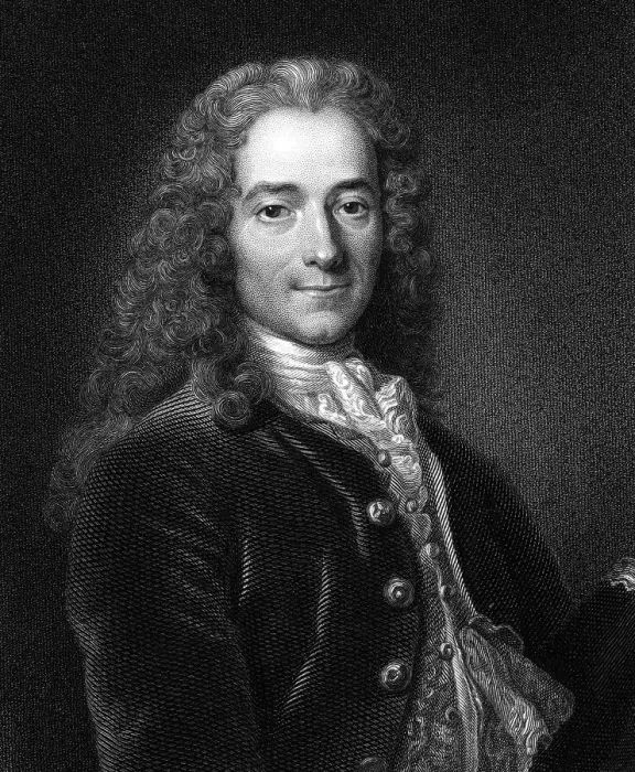 Framed Print : Voltaire, 18th century French author, playwright, satirist and man of letters Framed Print : Voltaire, 18th century French author, playwright, satirist and man of letters