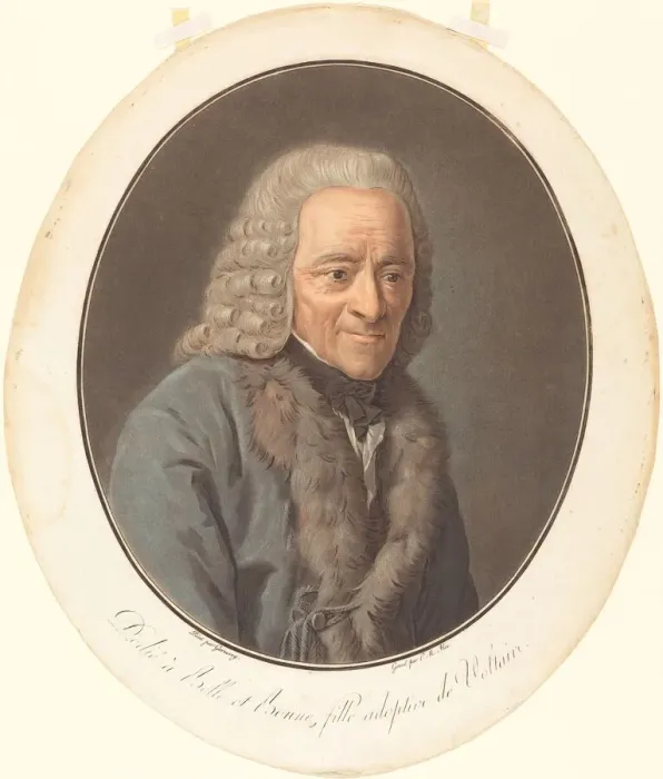 Framed Print : Voltaire. Creator: Pierre Michel Alix Framed Print : Voltaire. Creator: Pierre Michel Alix