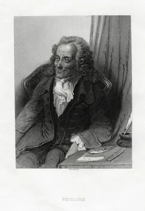 Framed Print : Voltaire, French Enlightenment writer, essayist, deist and philosopher, 1884. Artist: Bosselman Framed Print : Voltaire, French Enlightenment writer, essayist, deist and philosopher, 1884. Artist: Bosselman
