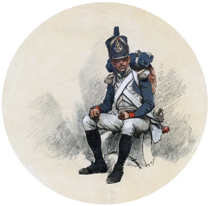 Framed Print : A voltigeur, 19th century Framed Print : A voltigeur, 19th century