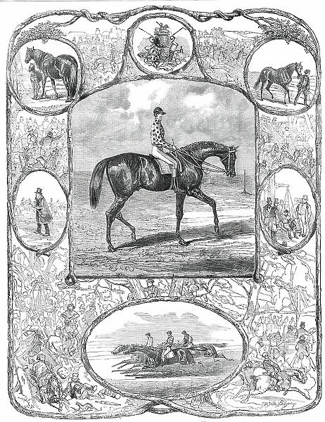 Voltigeur, the Winner of the Derby Stakes, 1850, (1850). Creator: Smyth