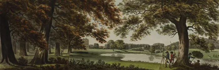 Framed Print : Volume. Humphry Repton (Ed.) Sketches and hints on landscape gardening : collected... 1794. Creator: Humphry Repton Framed Print : Volume. Humphry Repton (Ed.) Sketches and hints on landscape gardening : collected... 1794. Creator: Humphry Repton