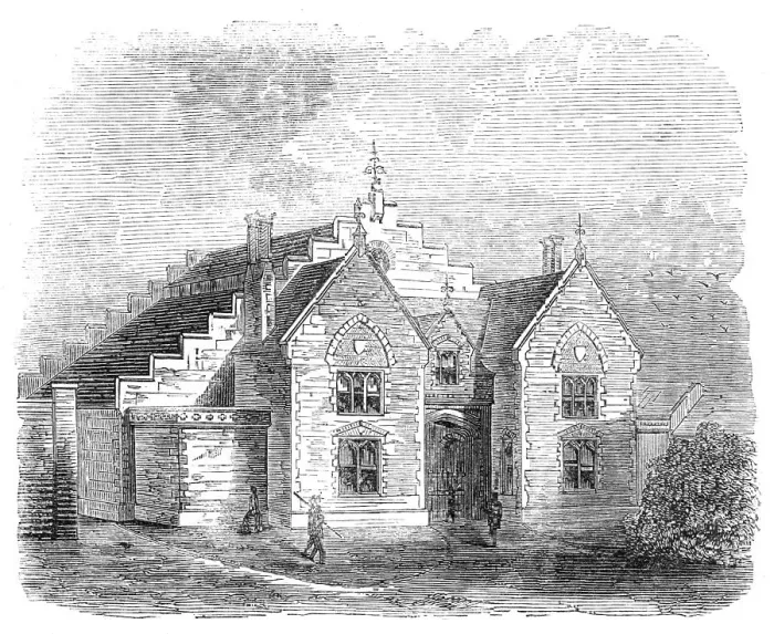 Framed Print : Volunteer Drill-Hall, Great Yarmouth, 1868. Creator: Unknown Framed Print : Volunteer Drill-Hall, Great Yarmouth, 1868. Creator: Unknown