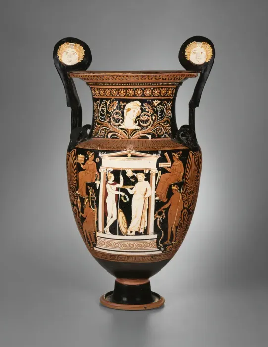 Framed Print : Volute Krater (Mixing Bowl), About 340 BCE. Creator: Painter of Copenhagen 4223 Framed Print : Volute Krater (Mixing Bowl), About 340 BCE. Creator: Painter of Copenhagen 4223