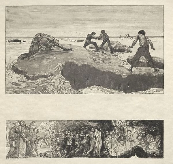 Vom Tode I, (Opus II, 1889) No. 2. Creator: Max Klinger (German, 1857-1920)