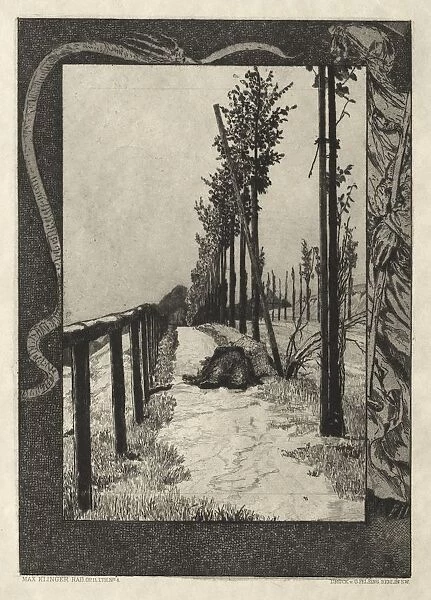 Vom Tode I, (Opus II, 1889) No. 4. Creator: Max Klinger (German, 1857-1920)