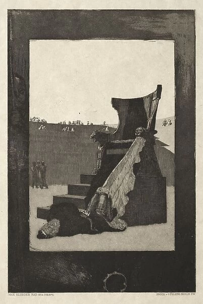 Vom Tode I, (Opus II, 1889) No. 6. Creator: Max Klinger (German, 1857-1920)