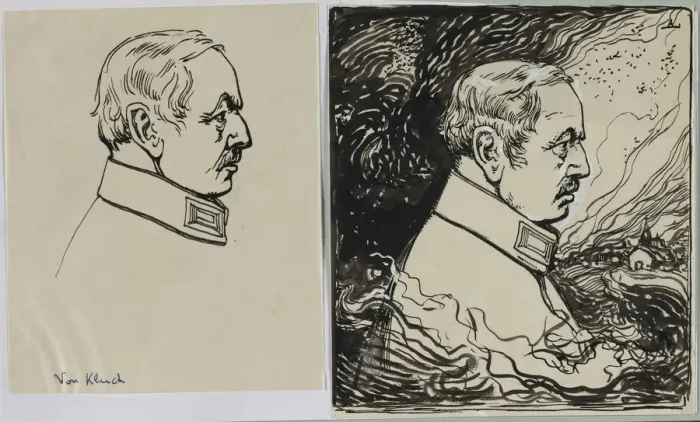 Framed Print : Von Kluck, 1914. Creator: Auguste Louis Lepere (French, 1849-1918) Framed Print : Von Kluck, 1914. Creator: Auguste Louis Lepere (French, 1849-1918)