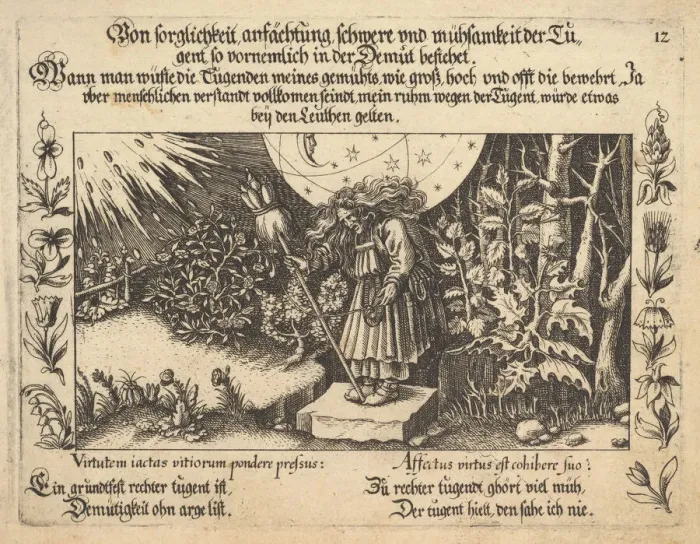 Framed Print : Von sorglichkeit ansachtung, schwere und mühsamkeit der Tugent Framed Print : Von sorglichkeit ansachtung, schwere und mühsamkeit der Tugent